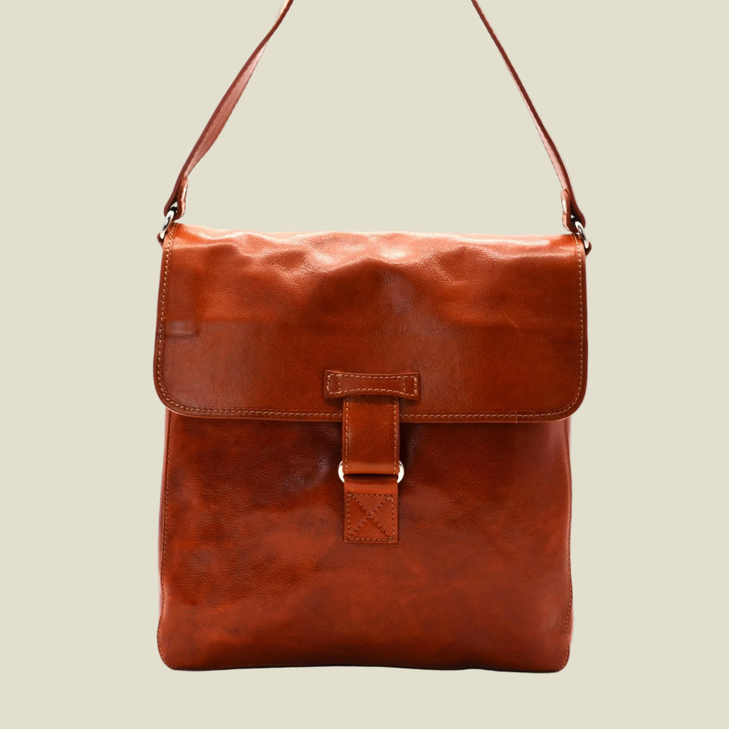 Italian Leather Messenger Bag