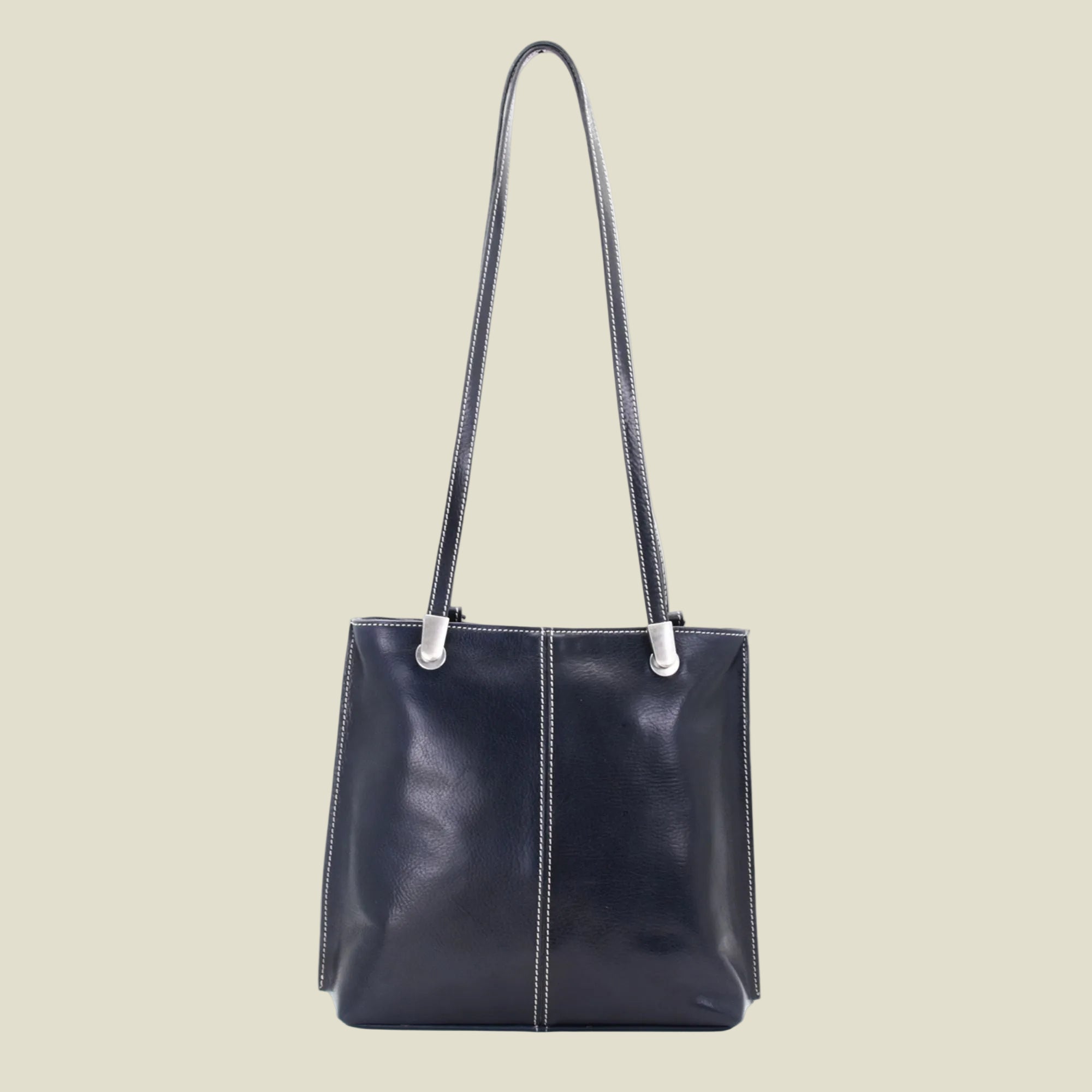 Italian Leather Shoulder Tote