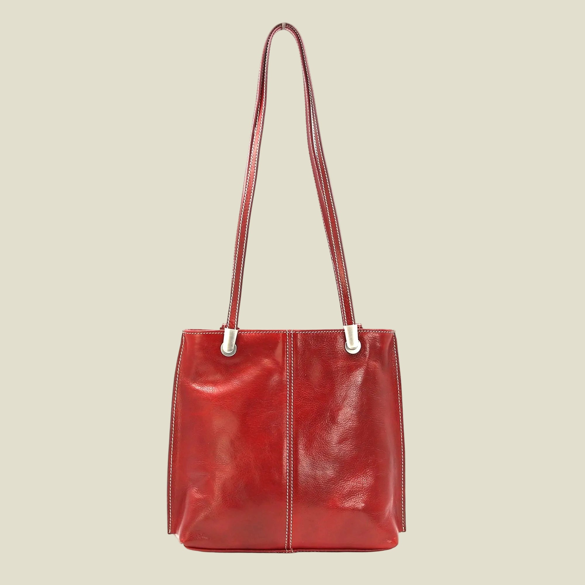 Italian Leather Shoulder Tote