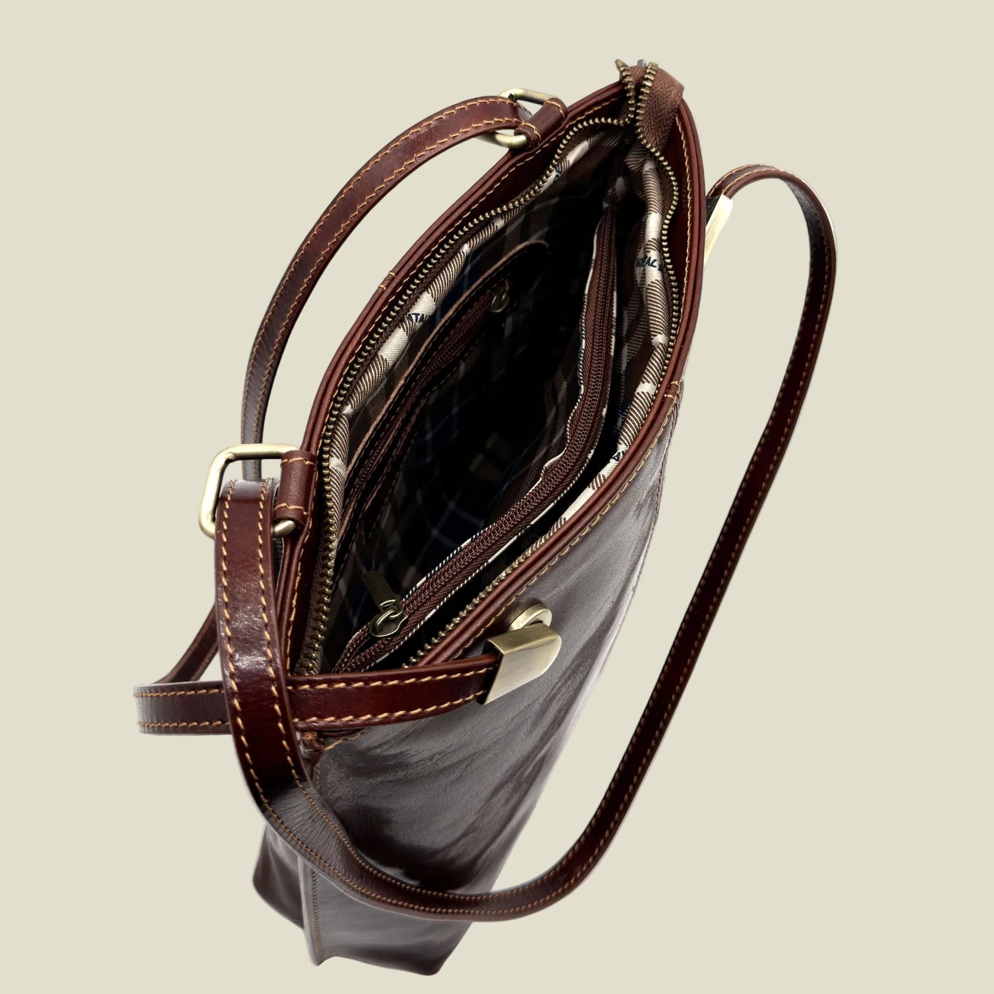 Italian Leather Shoulder Tote