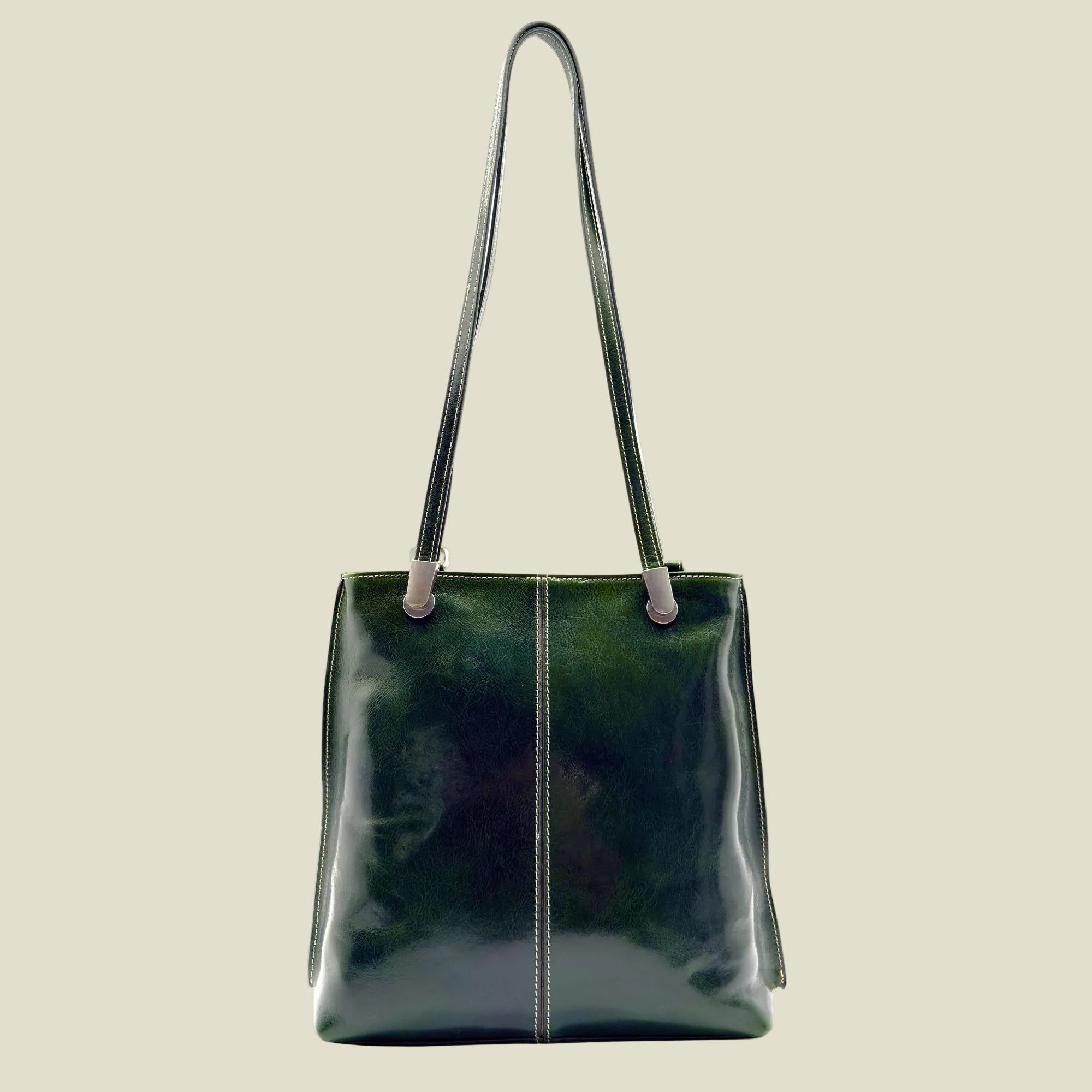 Italian Leather Shoulder Tote