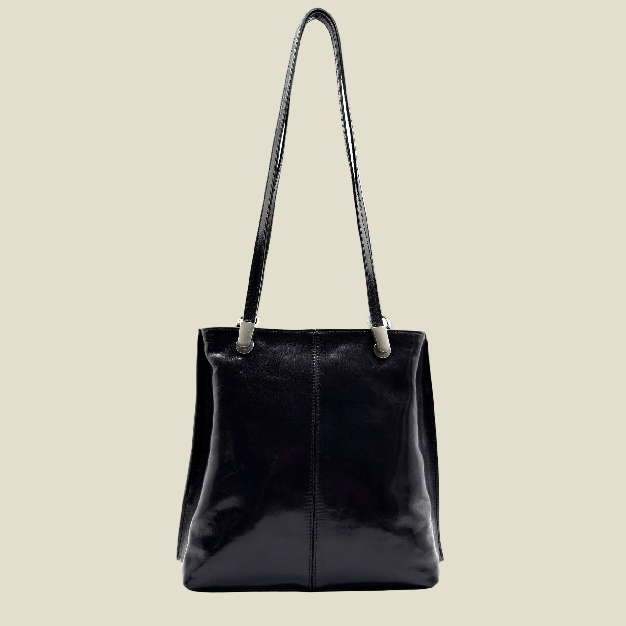 Italian Leather Shoulder Tote