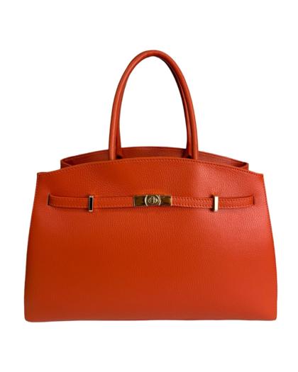 Genuine Leather Handbag – 100% Made in Italy | Top Handle & Shoulder Bag