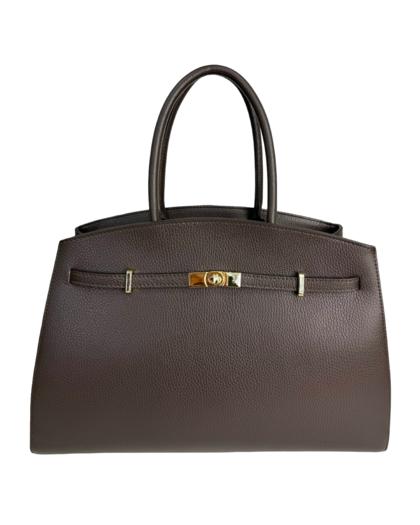 Genuine Leather Handbag – 100% Made in Italy | Top Handle & Shoulder Bag