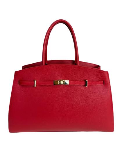 Genuine Leather Handbag – 100% Made in Italy | Top Handle & Shoulder Bag
