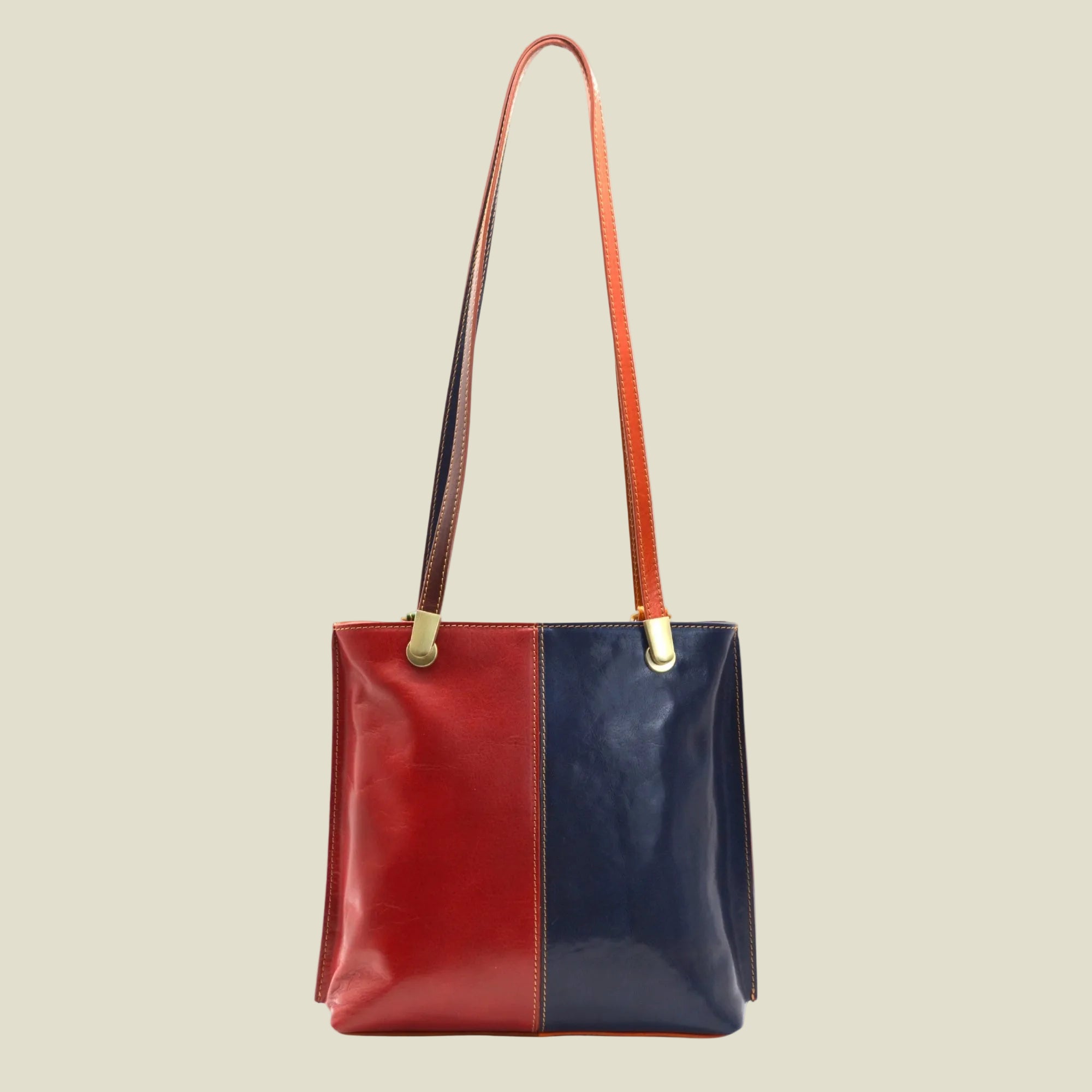 Italian Leather Shoulder Tote
