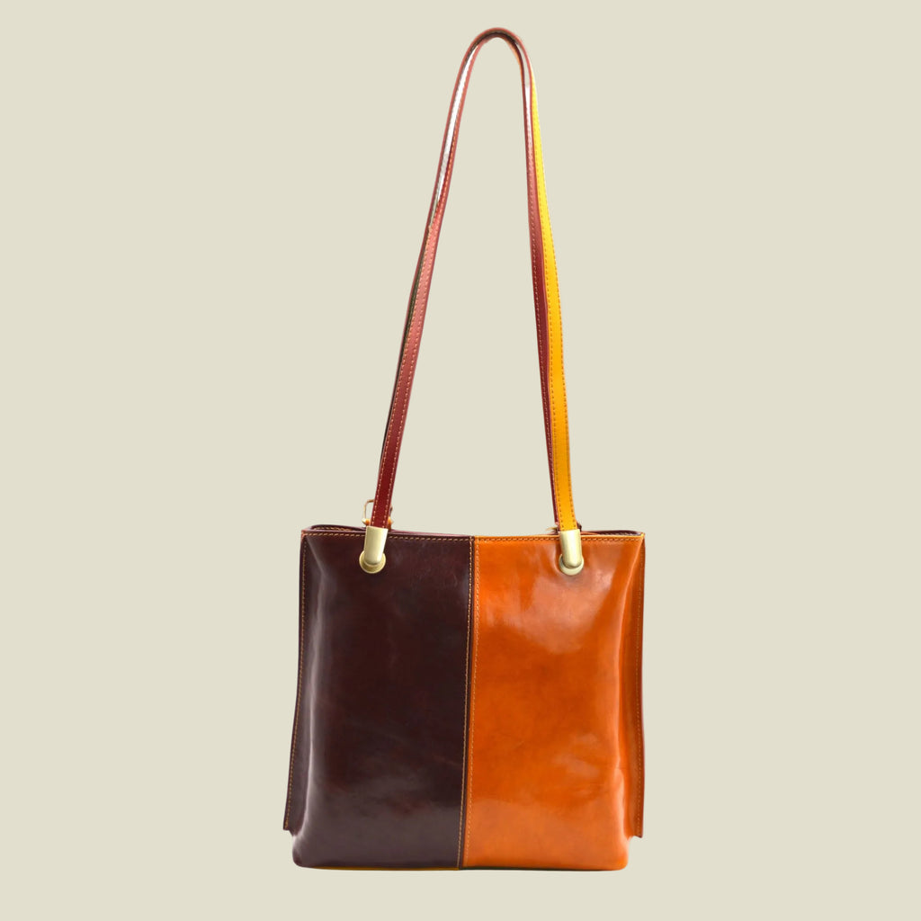Italian Leather Shoulder Tote