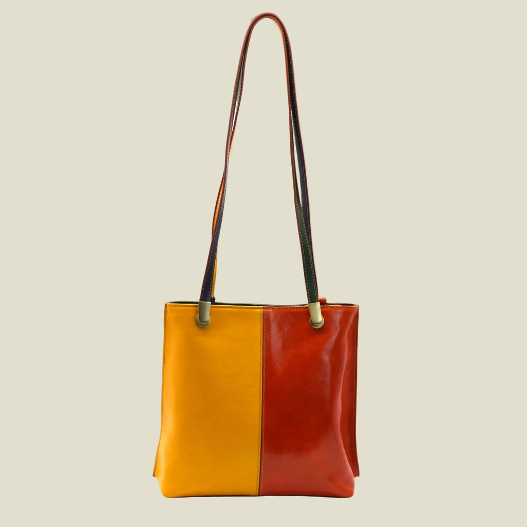 Italian Leather Shoulder Tote