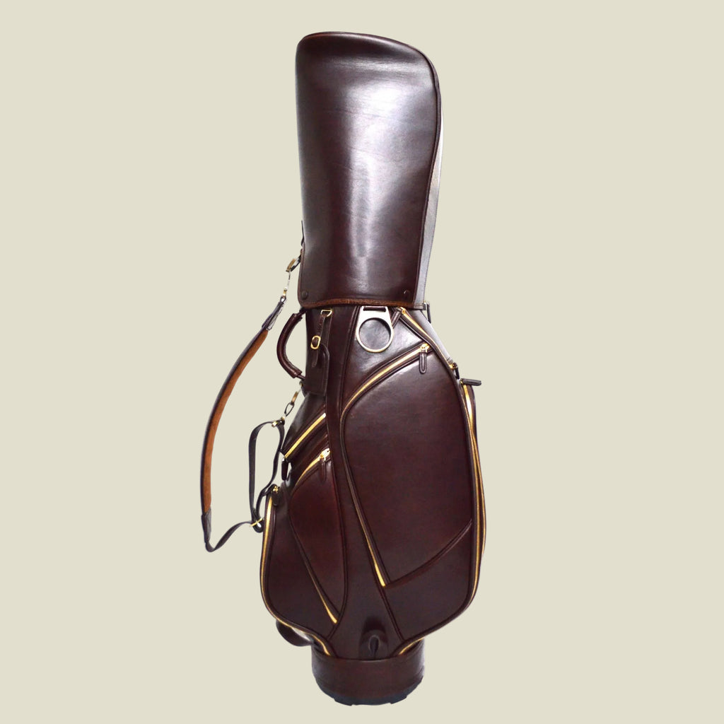 Limited Edition Italian Leather Golf Bag – Multifunctional Design with Built-In Compartments