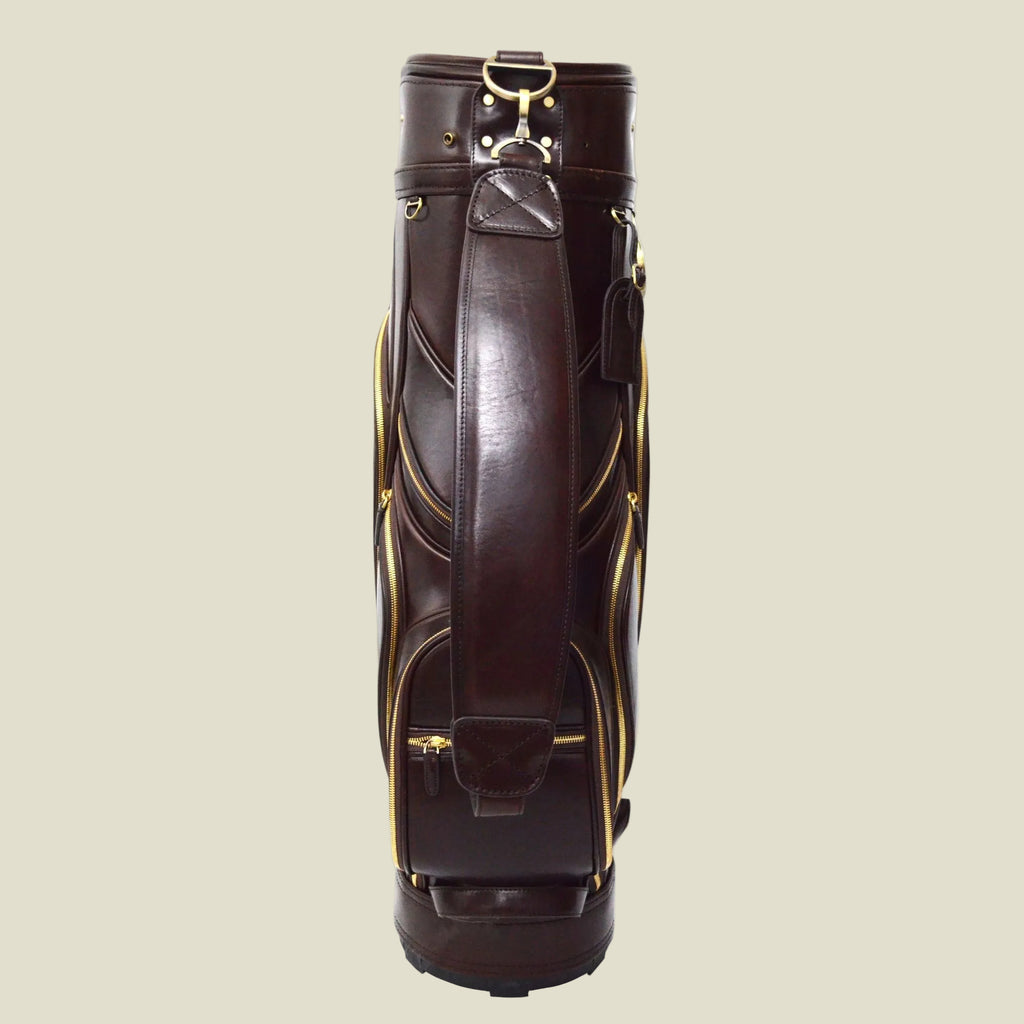Limited Edition Italian Leather Golf Bag – Multifunctional Design with Built-In Compartments