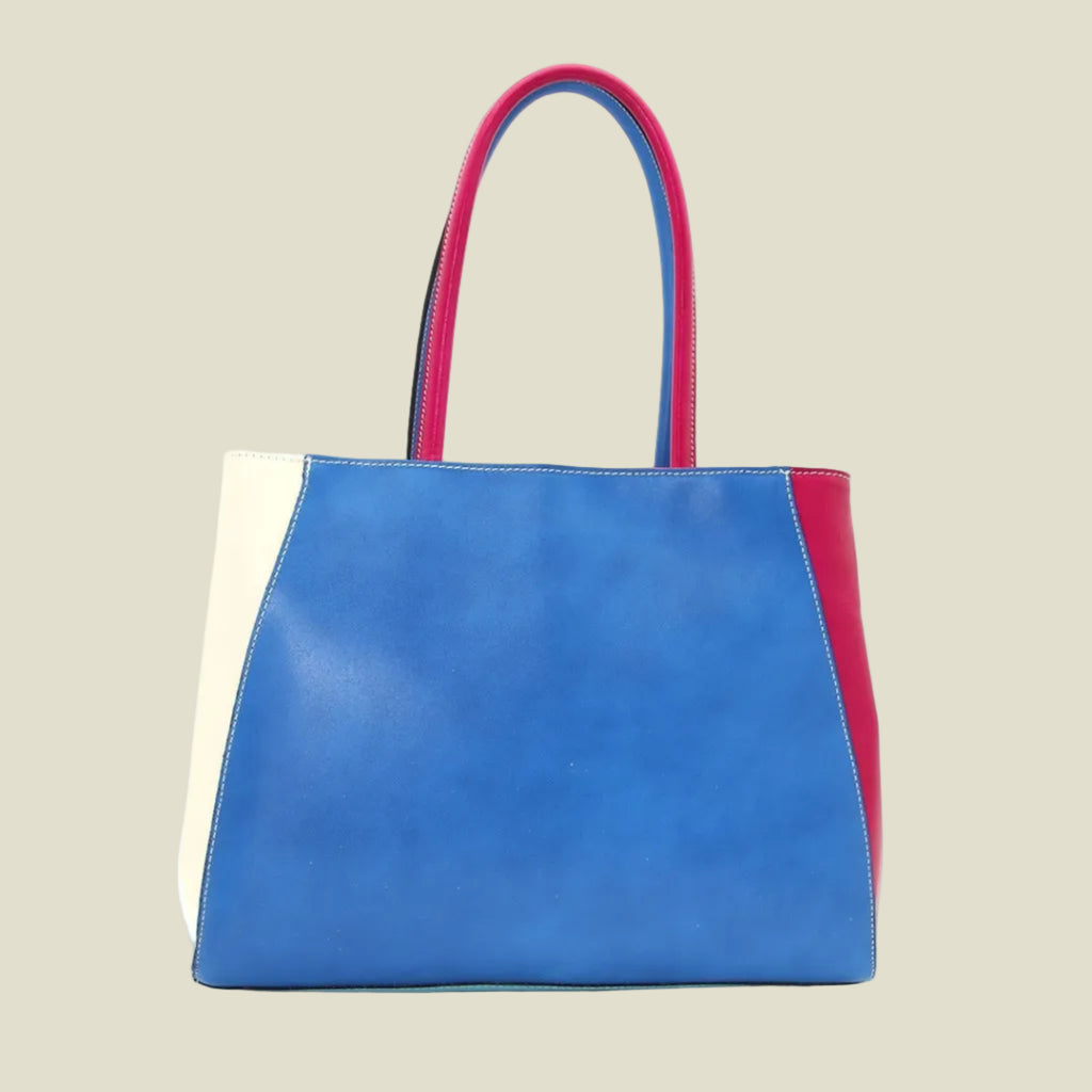 Venezia Multicolor Leather Tote Bag