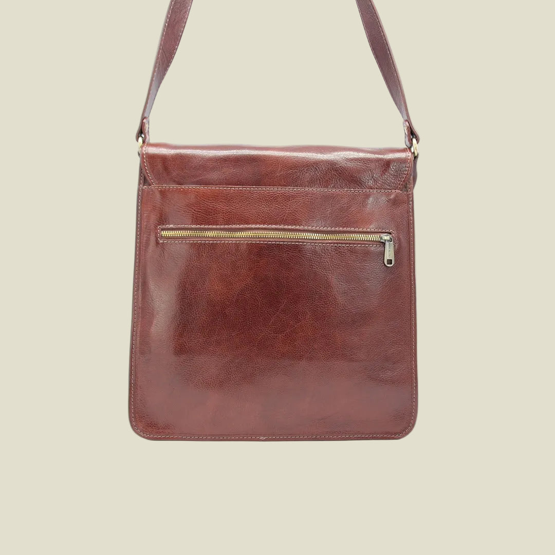 Italian Leather Messenger Bag