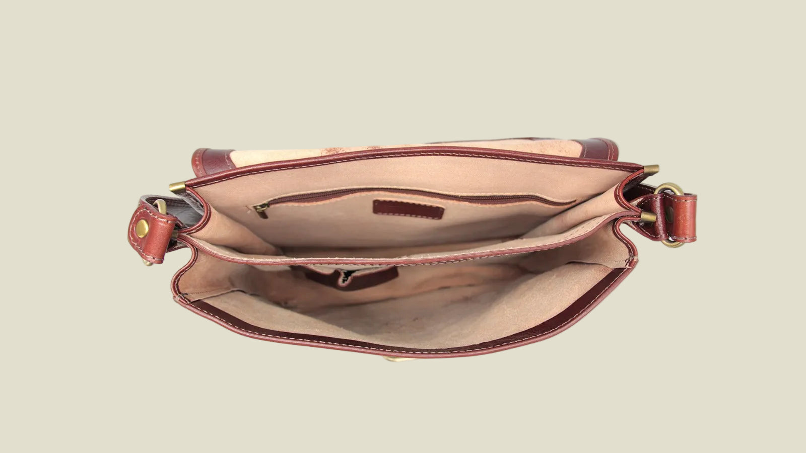 Italian Leather Messenger Bag