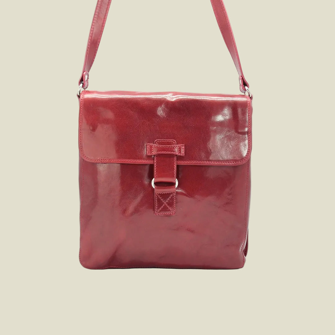 Italian Leather Messenger Bag
