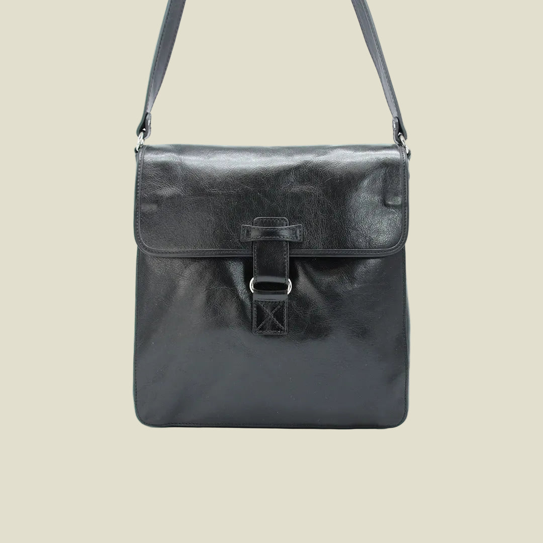 Italian Leather Messenger Bag