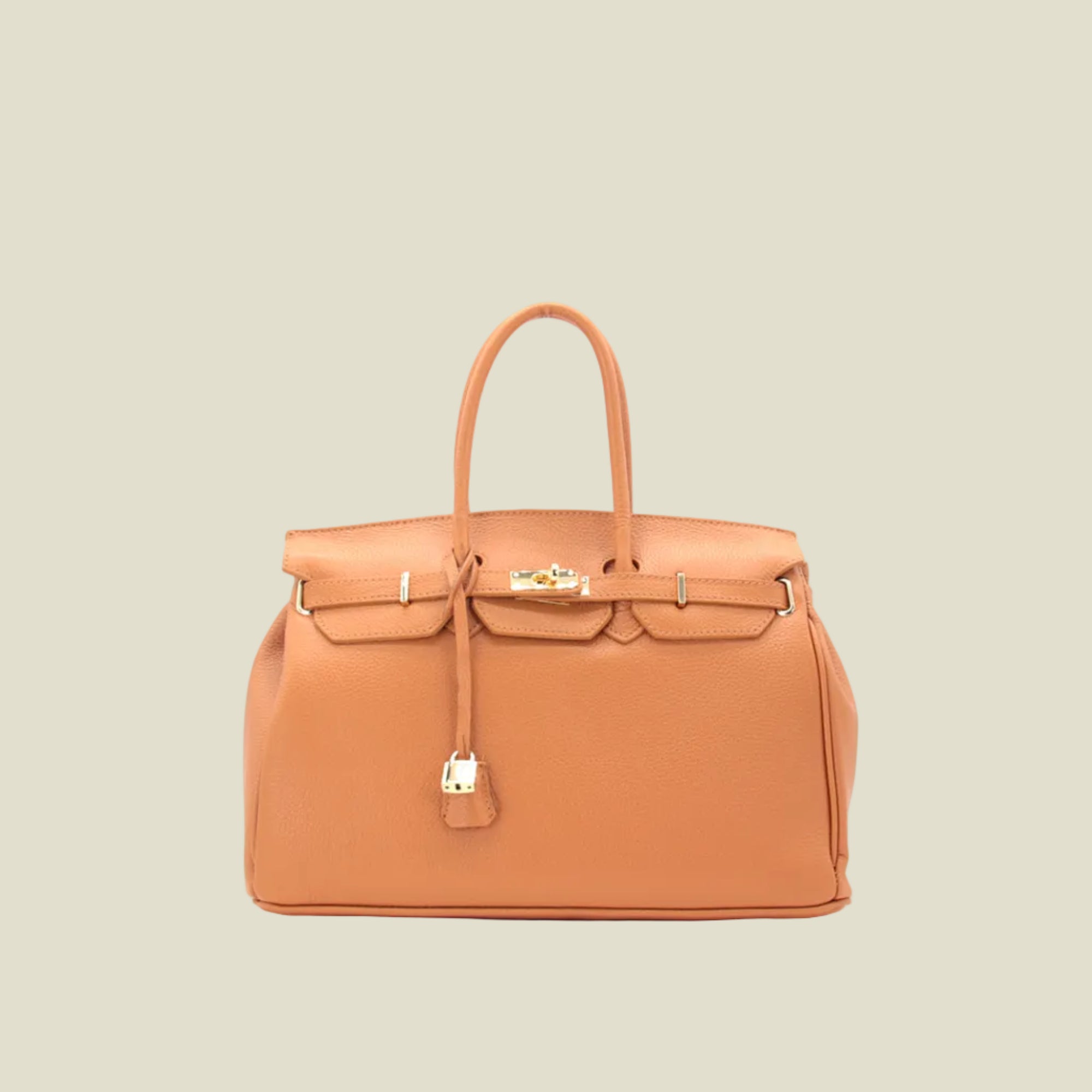 Bauletto in Pelle Dollaro – Italian Made Handbag