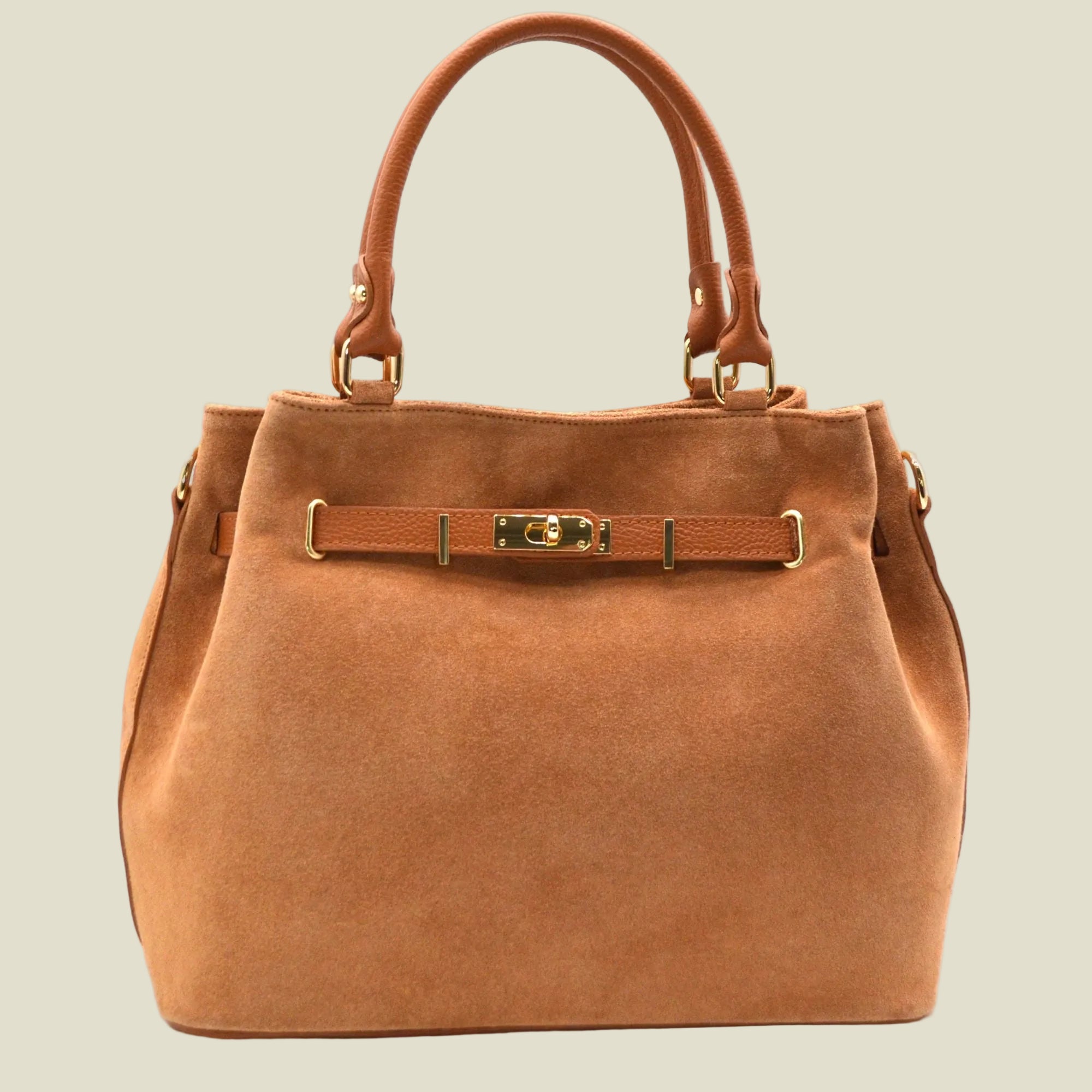 Velaré Suede Leather Tote Bag – Made in Italy