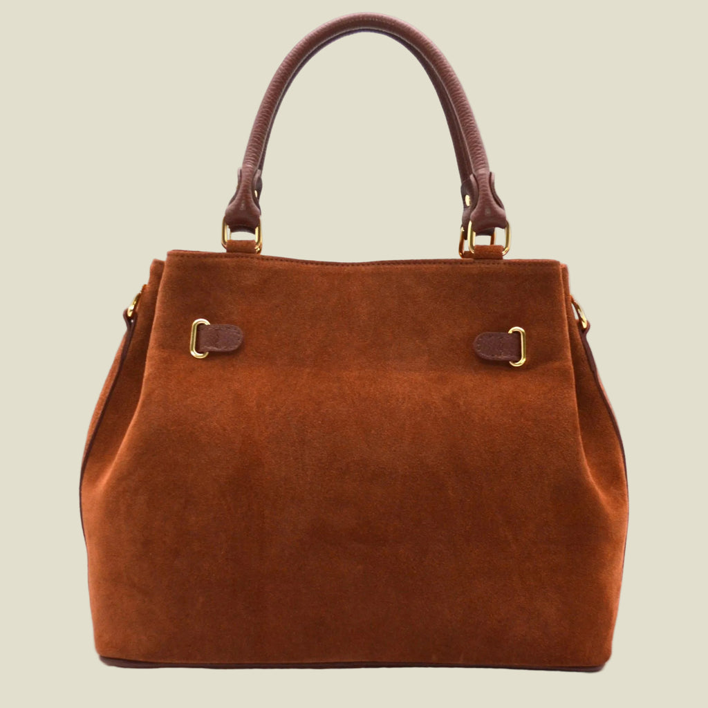 Velaré Suede Leather Tote Bag – Made in Italy