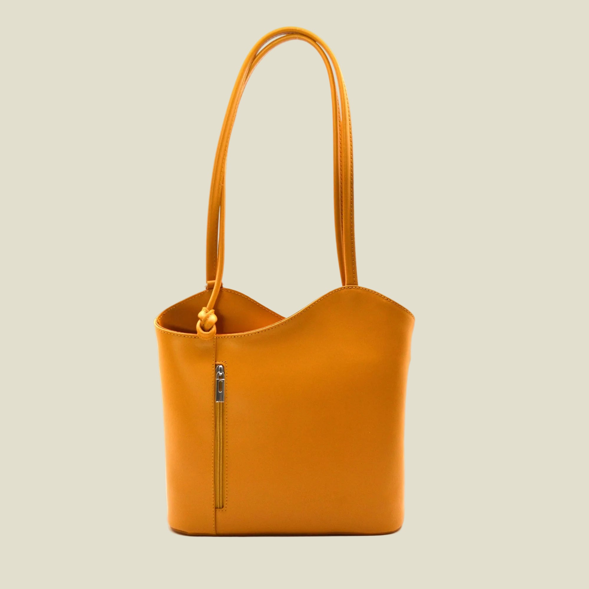 Italian Leather Shoulder Tote Bag