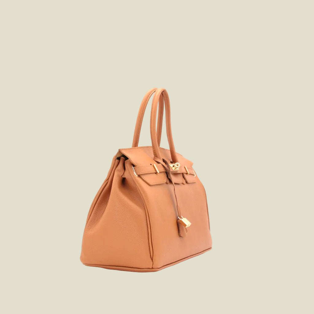 Bauletto in Pelle Dollaro – Italian Made Handbag